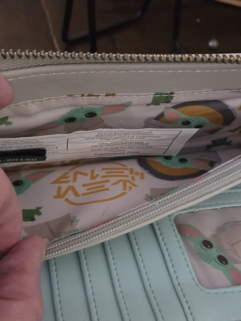 Loungefly Star Wars The Child Grogu The Mandalorian Zip Around Wallet